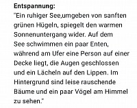 Entspannung